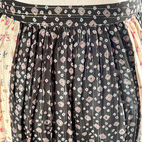 Anthropologie Verb by Pallavi Singhee Margot Patchwork Shimmer Maxi Skir… - Picture 15 of 16